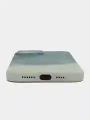 Тёмно-бирюзовый силиконовый чехол с защитой камеры Apple iPhone 13 Pro Max, 7 Plus 8+ XS с рисунком