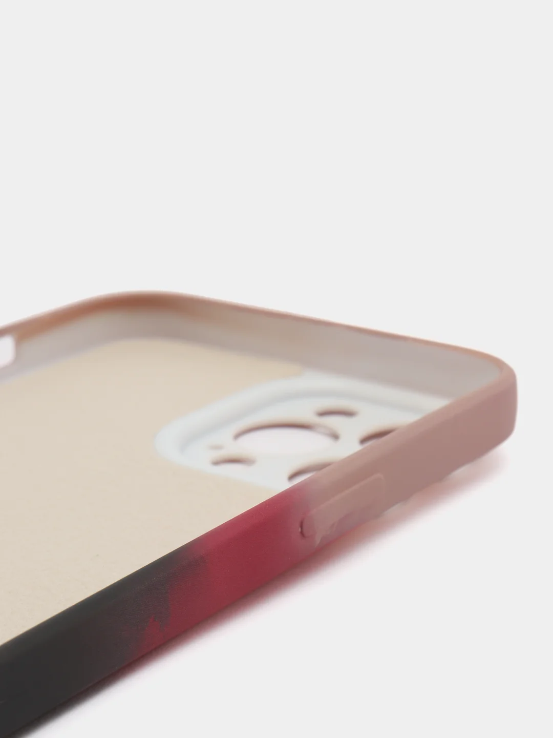 Багровый силиконовый чехол с защитой камеры Apple iPhone 13 Pro Max, 7 Plus 8+ XS с рисунком