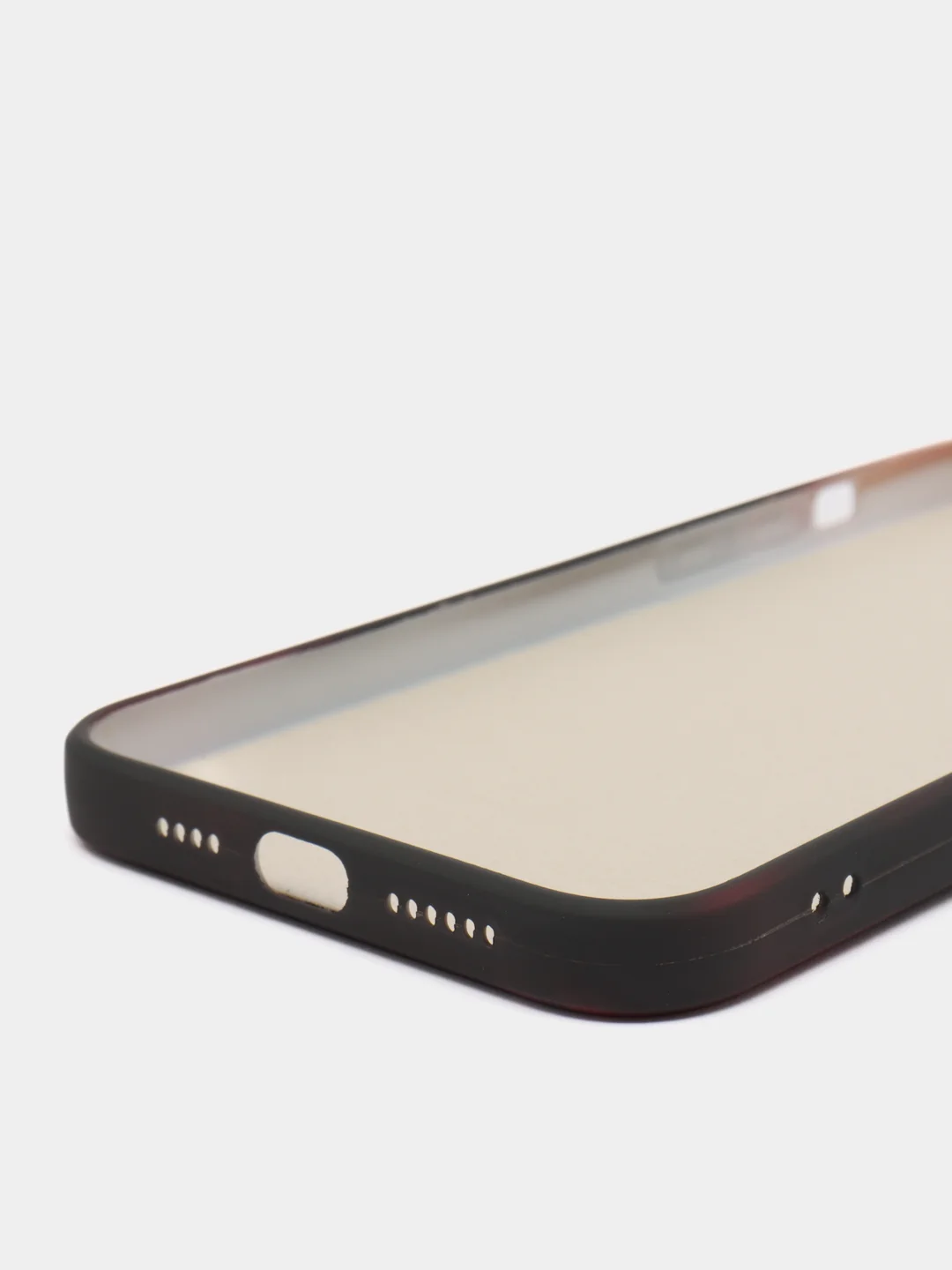 Багровый силиконовый чехол с защитой камеры Apple iPhone 13 Pro Max, 7 Plus 8+ XS с рисунком