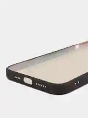 Багровый силиконовый чехол с защитой камеры Apple iPhone 13 Pro Max, 7 Plus 8+ XS с рисунком