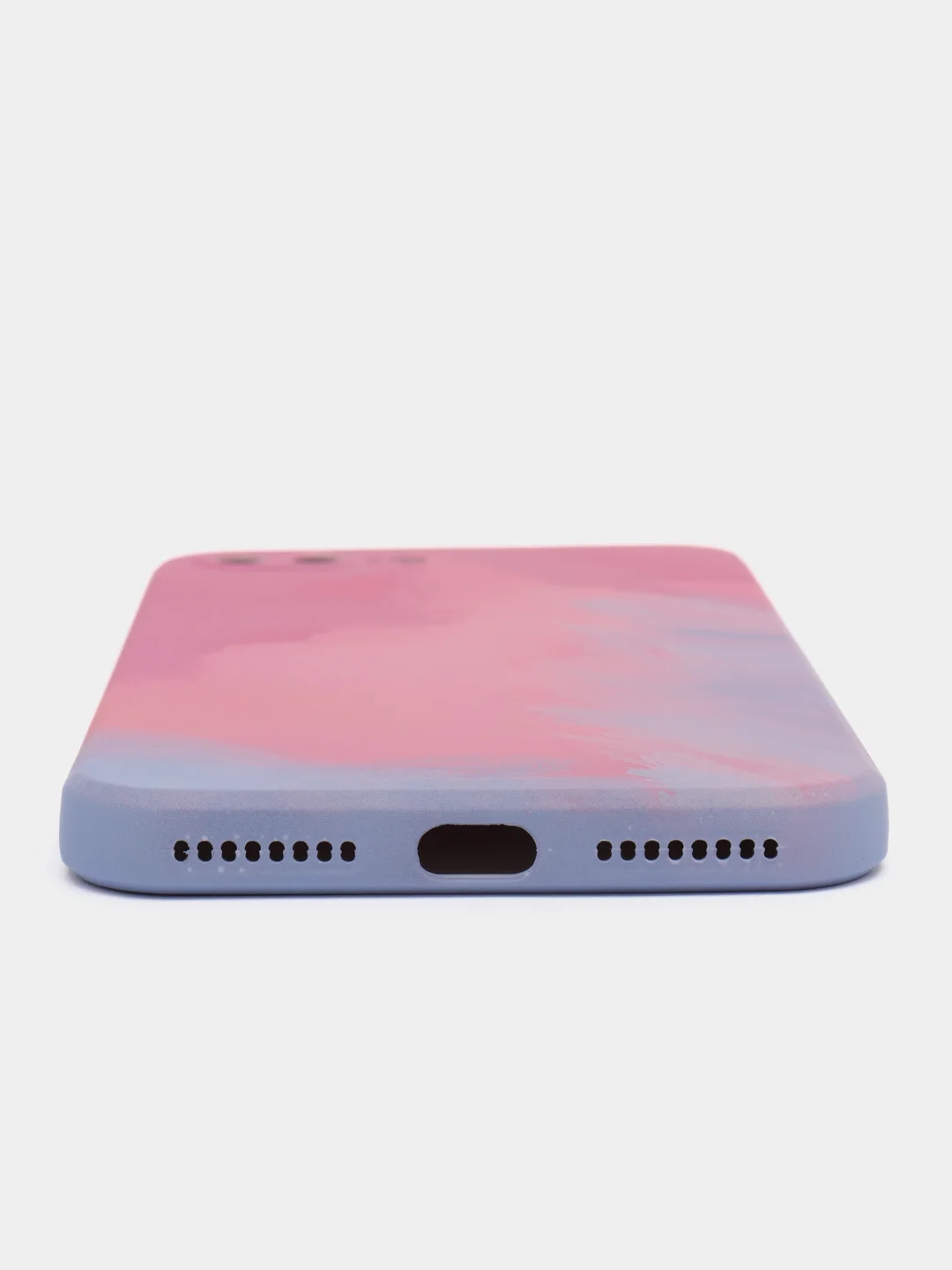 Тёмно-розовый силиконовый чехол с защитой камеры Apple iPhone 13 Pro Max, 7 Plus 8+ XS с рисунком