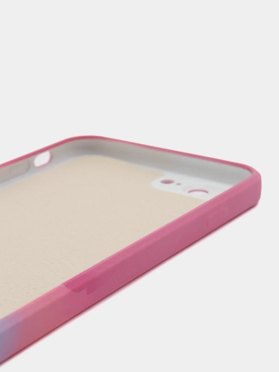 Тёмно-розовый силиконовый чехол с защитой камеры Apple iPhone 13 Pro Max, 7 Plus 8+ XS с рисунком