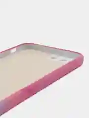 Тёмно-розовый силиконовый чехол с защитой камеры Apple iPhone 13 Pro Max, 7 Plus 8+ XS с рисунком
