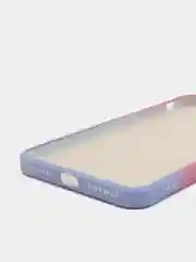 Тёмно-розовый силиконовый чехол с защитой камеры Apple iPhone 13 Pro Max, 7 Plus 8+ XS с рисунком