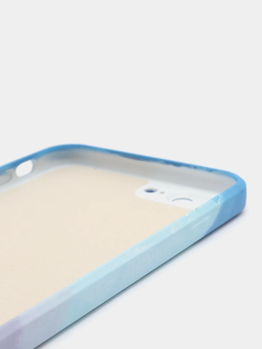 Небесно-голубой силиконовый чехол с защитой камеры Apple iPhone 13 Pro Max, 7 Plus 8+ XS с рисунком