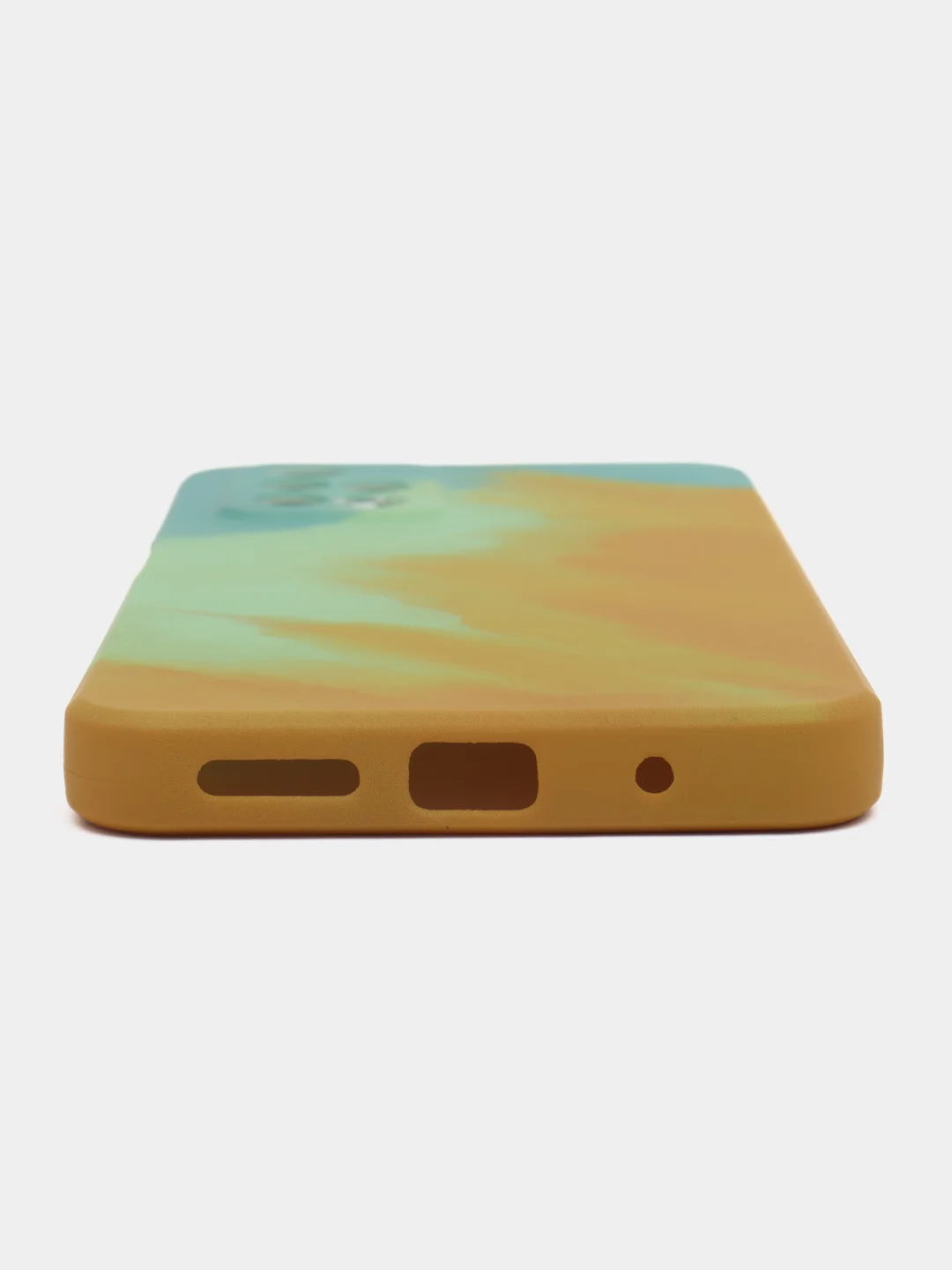 Бирюзовый силиконовый чехол с защитой камеры Xiaomi Redmi Note 11 Pro, 10S, 9T, 9C, 9  с рисунком
