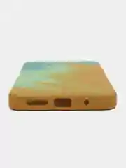 Бирюзовый силиконовый чехол с защитой камеры Xiaomi Redmi Note 11 Pro, 10S, 9T, 9C, 9  с рисунком