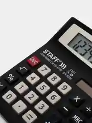 Калькулятор настольный электронный STAFF компактный (113х87мм) 8 разрядов, 250147