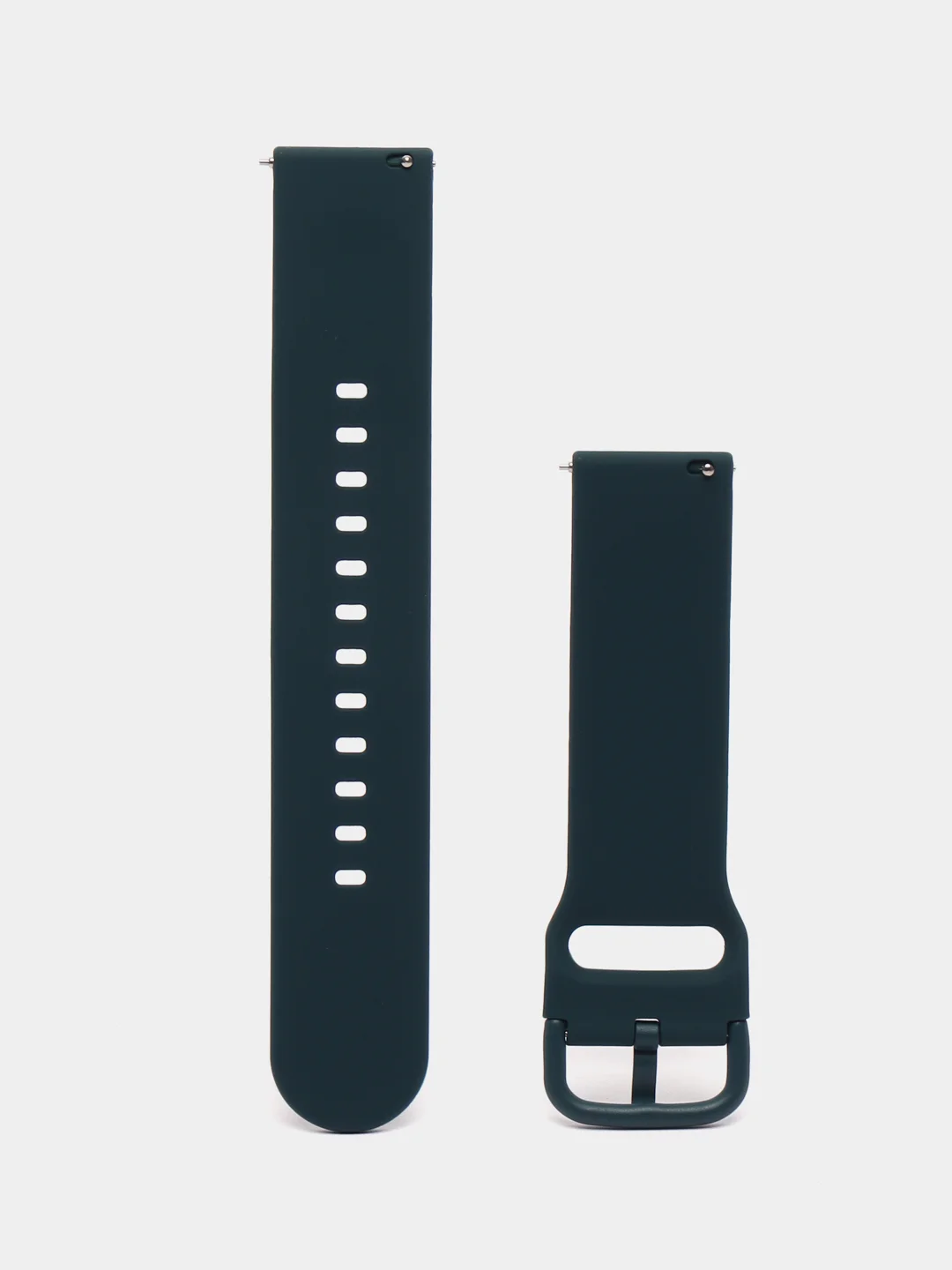 Тёмно-зелёный силиконовый ремешок 20мм для Samsung Galaxy Watch 4 5/Gear S2/Galaxy Watch 3 41mm (20мм)
