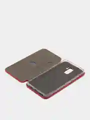 Золотой чехол-книжка для Huawei Honor 7 / Хонор 7, экокожи