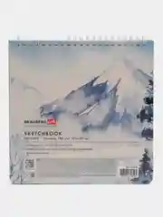 Блокнот-Скетчбук для рисования эскизов, белая бумага 180г/м 195х195мм, 112994