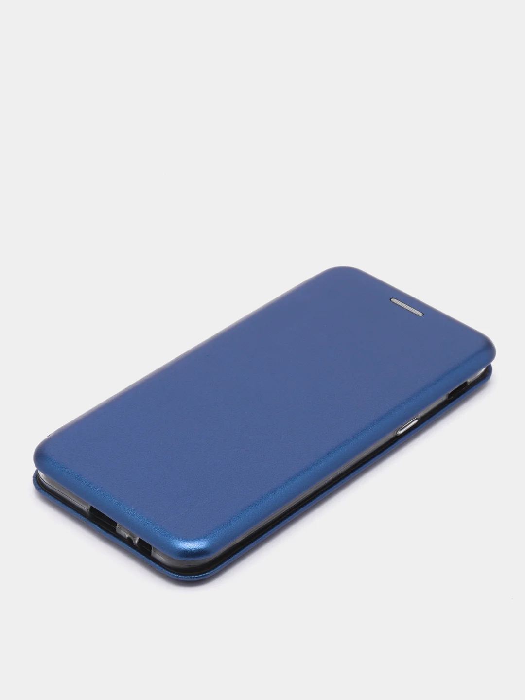 Синий чехол-книжка для Samsung Galaxy J6, Самсунг J 6, экокожа