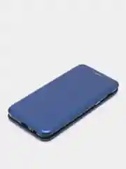 Синий чехол-книжка для Samsung Galaxy J6, Самсунг J 6, экокожа