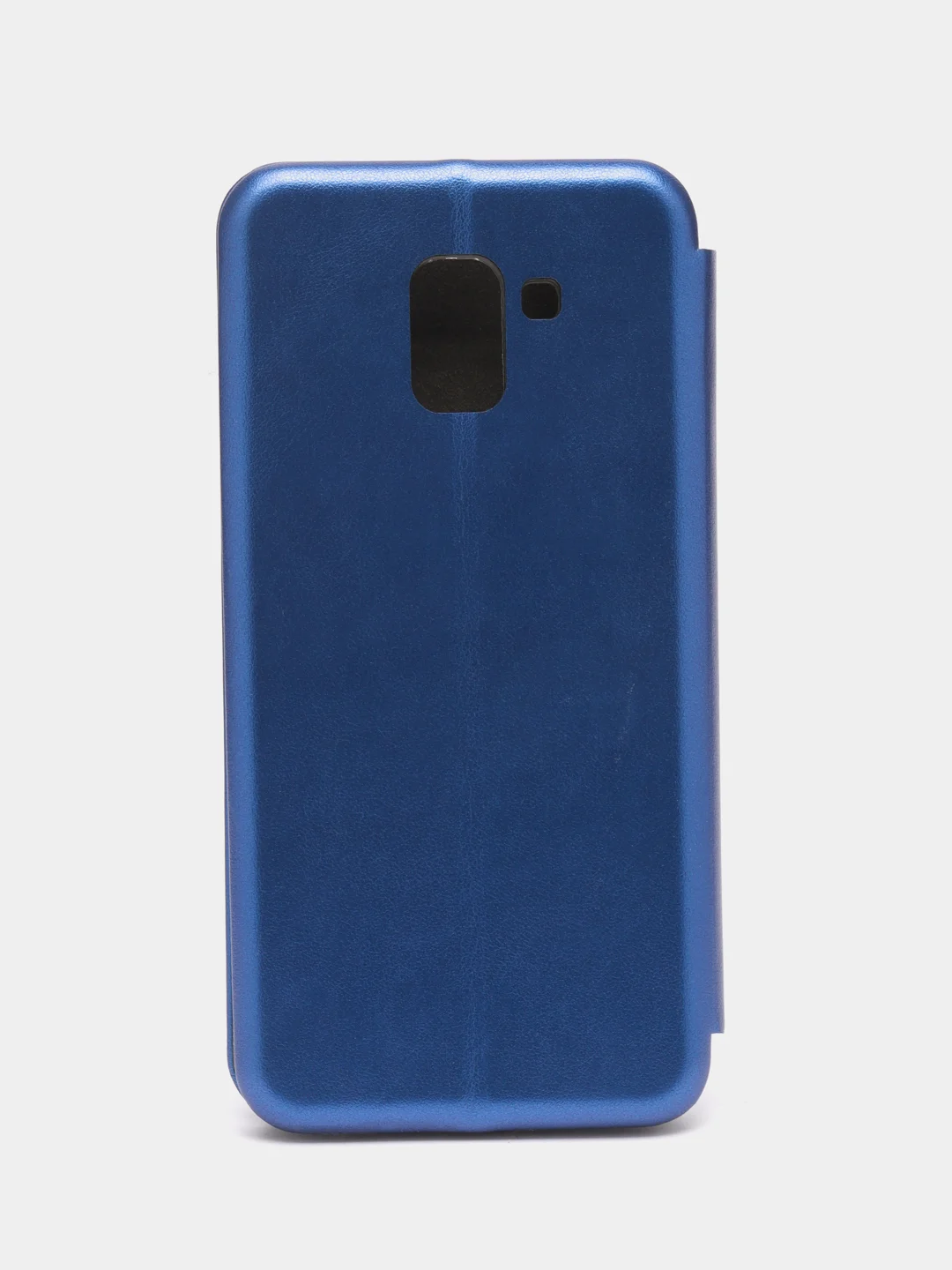 Синий чехол-книжка для Samsung Galaxy J6, Самсунг J 6, экокожа