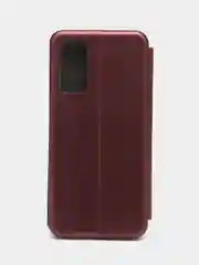 Бордовый чехол-книжка для Samsung Galaxy S20FE, S 20FE, S 20 FE, экокожа