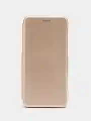 Золотой чехол-книжка для Samsung Galaxy A20s, A 20s, A 20 s, экокожа (Самсунг А20с)
