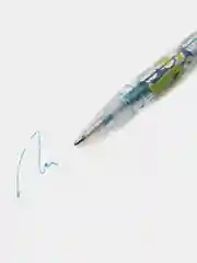 Ручки гелевые цветные ЮНЛАНДИЯ, НАБОР 6 ЦВЕТОВ, МЕТАЛЛИК, с печатью, линия 0,5 мм, 142801