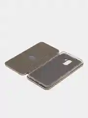 Золотой чехол-книжка для Huawei Honor 7 / Хонор 7, экокожи