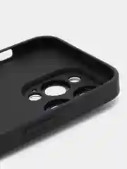 Черный чехол для iPhone (айфон) 13, 14, Pro с защитой камеры