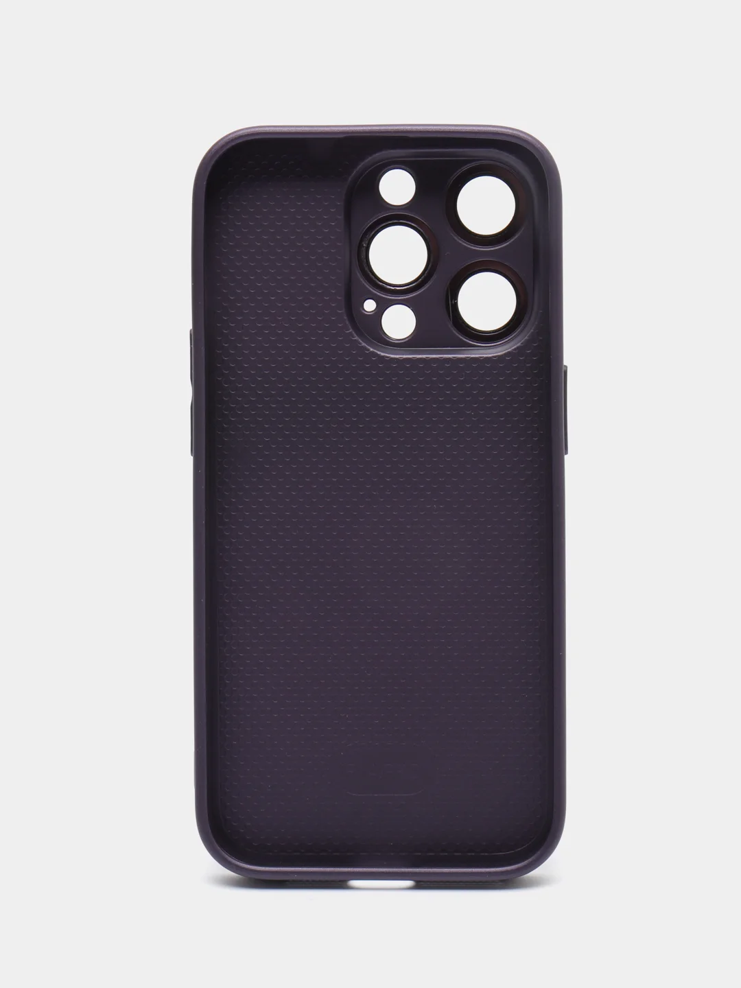 Фиолетовый чехол для iPhone (айфон) 13, 14, Pro с защитой камеры