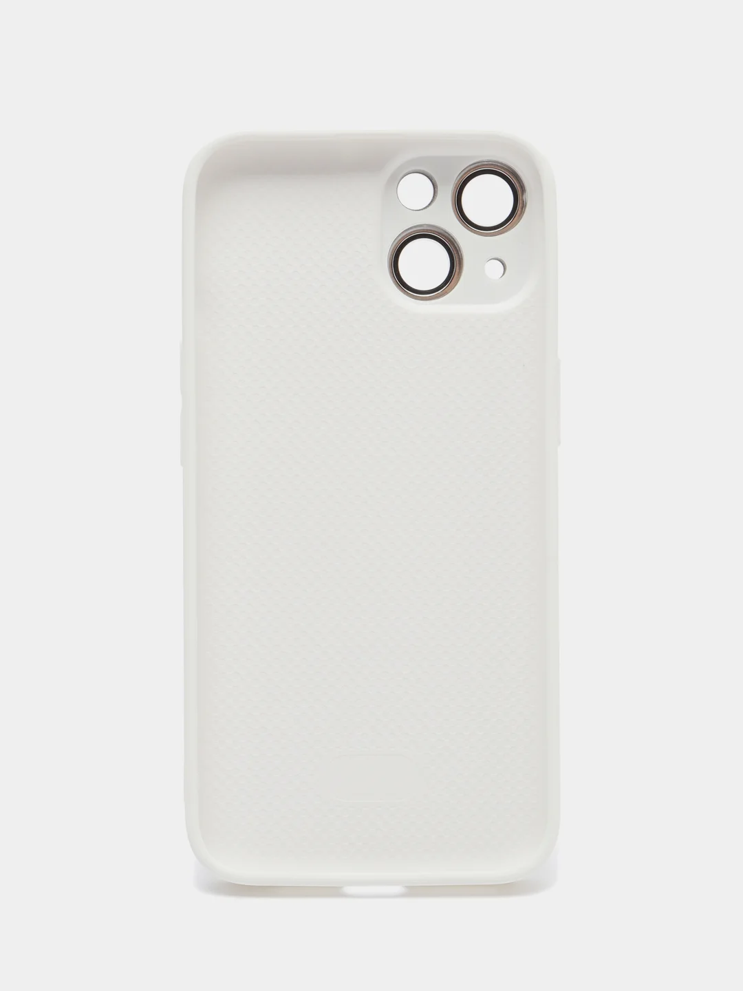 Белый чехол для iPhone (айфон) 13, 14, Pro с защитой камеры