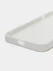 Белый чехол для iPhone (айфон) 13, 14, Pro с защитой камеры
