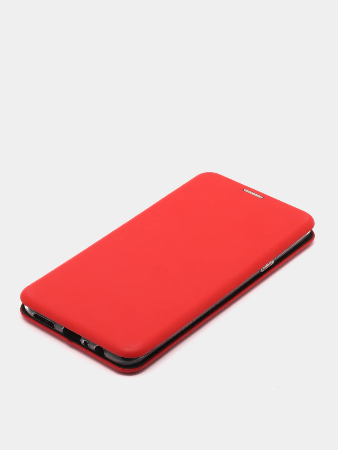 Красный чехол-книжка для Samsung Galaxy A20s, A 20s, A 20 s, экокожа (Самсунг А20с)