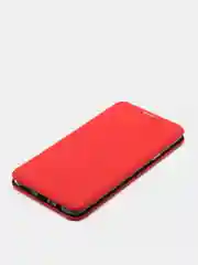 Красный чехол-книжка для Samsung Galaxy A20s, A 20s, A 20 s, экокожа (Самсунг А20с)