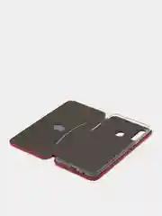 Красный чехол-книжка для Samsung Galaxy A20s, A 20s, A 20 s, экокожа (Самсунг А20с)