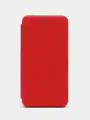 Красный чехол-книжка для Samsung Galaxy A20s, A 20s, A 20 s, экокожа (Самсунг А20с)