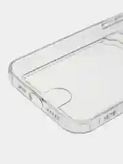 Черный чехол с карманом для карт iPhone 11 12 13 / 14 Pro Max Plus / XR айфон про макс прозрачный