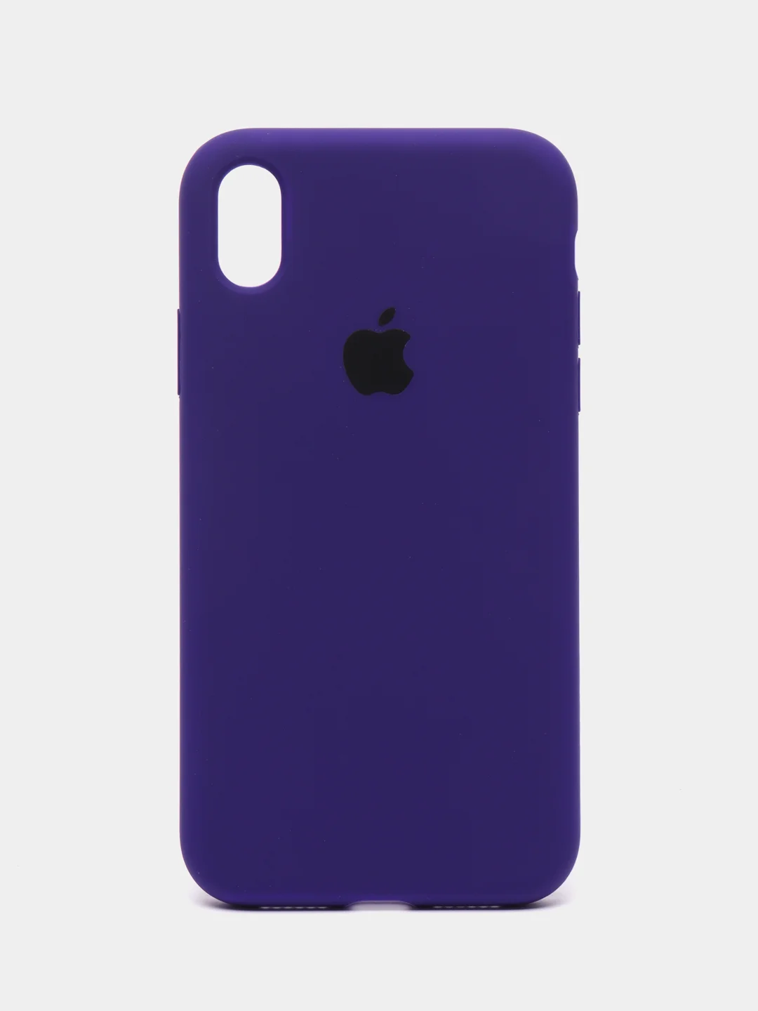 Фиолетовый чехол для iPhone 12, 7+, 12 Pro Max, 11 Pro Max, XS Max, Silicone Case, с закрытым низом