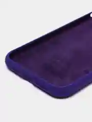 Фиолетовый чехол для iPhone 12, 7+, 12 Pro Max, 11 Pro Max, XS Max, Silicone Case, с закрытым низом