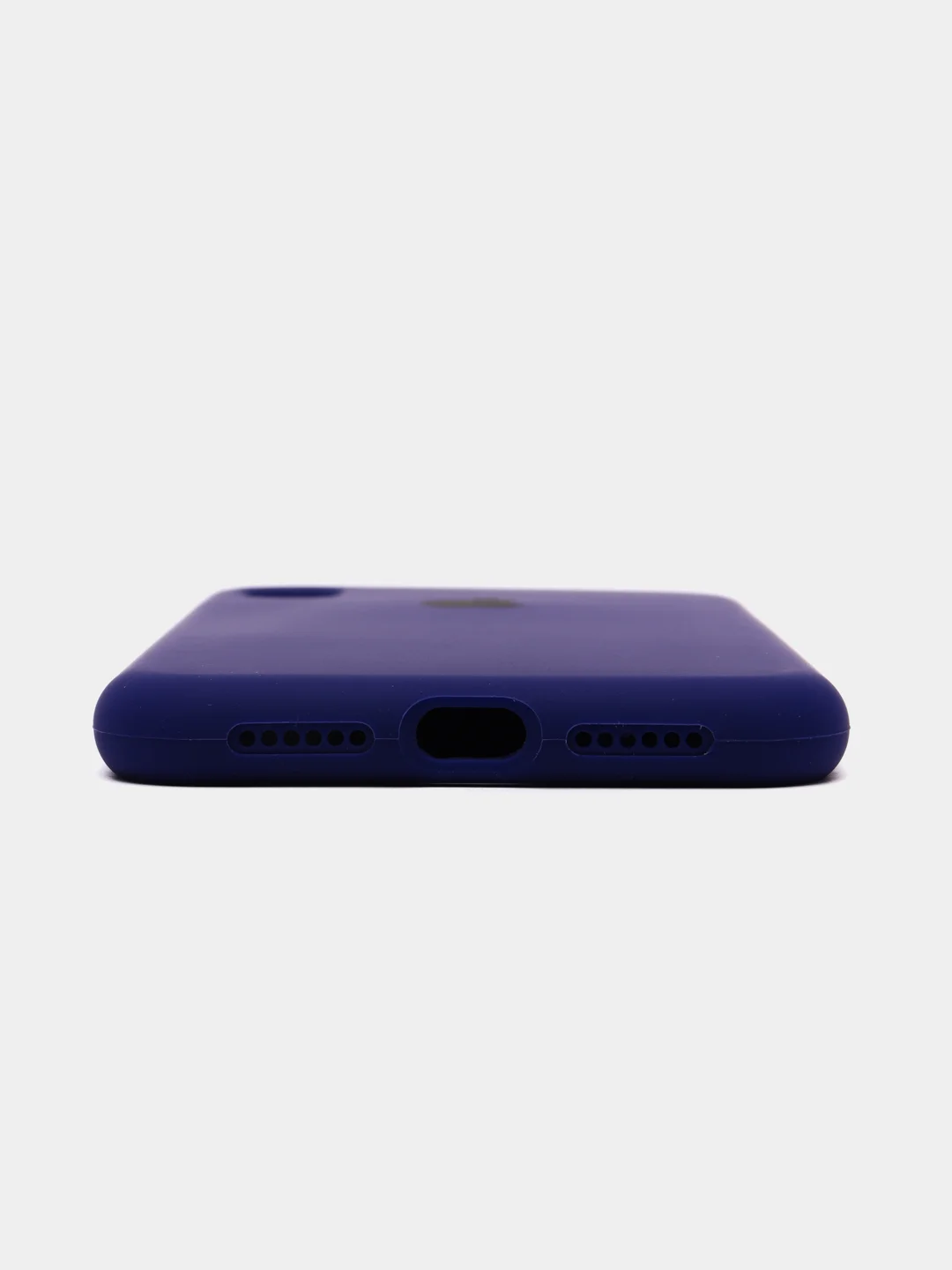 Фиолетовый чехол для iPhone 12, 7+, 12 Pro Max, 11 Pro Max, XS Max, Silicone Case, с закрытым низом