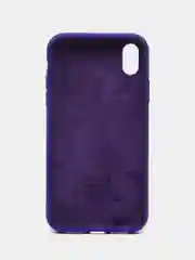 Фиолетовый чехол для iPhone 12, 7+, 12 Pro Max, 11 Pro Max, XS Max, Silicone Case, с закрытым низом