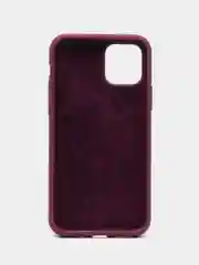 Тёмно-бордовый чехол для iPhone 12, 7+, 12 Pro Max, 11 Pro Max, XS Max, Silicone Case, с закрытым низом