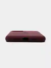 Тёмно-бордовый чехол для iPhone 12, 7+, 12 Pro Max, 11 Pro Max, XS Max, Silicone Case, с закрытым низом