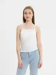 Белый майка женская