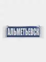 Вымпел "Альметьевск. Пустой", 10 х 30 см