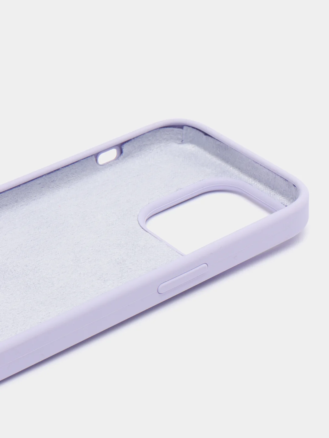 Лавандовый чехол Silicone Case iPhone 11, 12, 13, 14, Pro, Pro Max, с закрытым низом, кейс