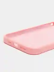Розовый чехол Silicone Case iPhone 11, 12, 13, 14, Pro, Pro Max, с закрытым низом, кейс