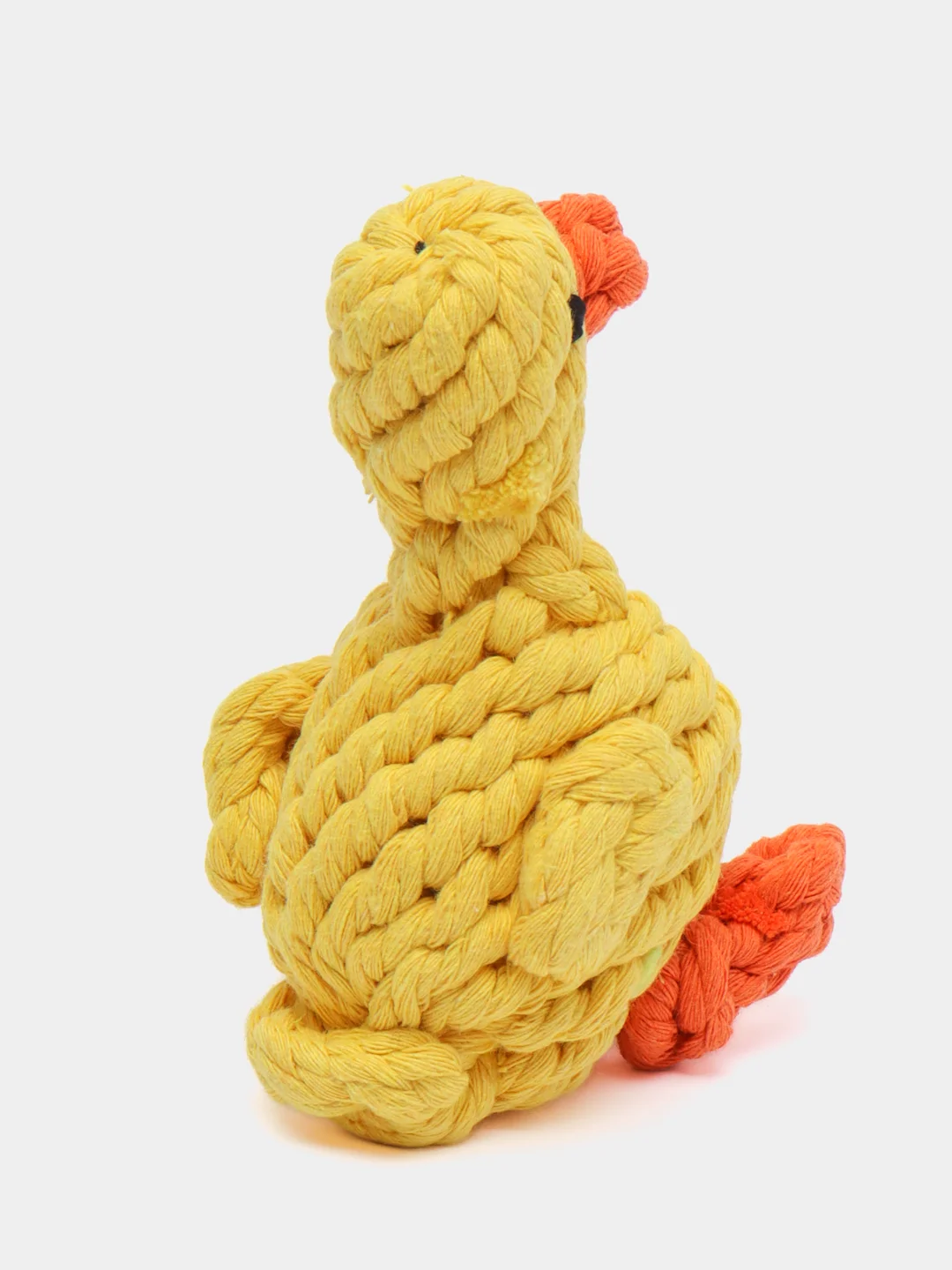 Желтый жевательная игрушка для собак и кошек, веровочная игрушка
