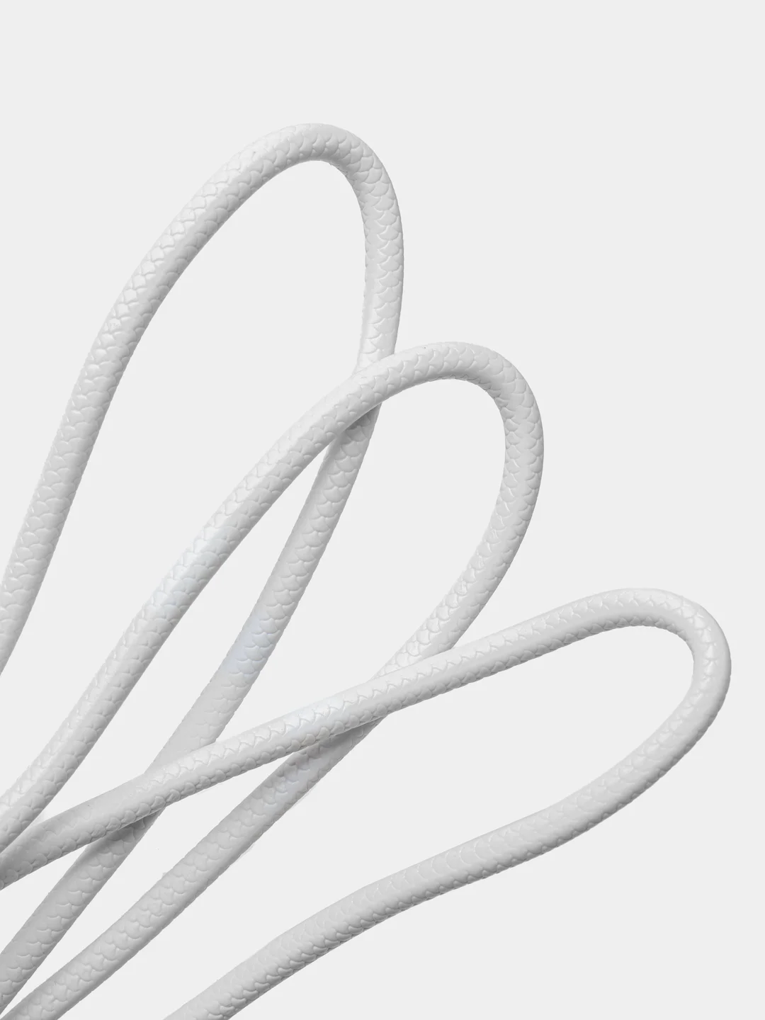 Белый usb кабель зарядный, 1.0м, DENMEN D06 2.4A, TypeC/MicroUSB/Lightning для Android и iPhone