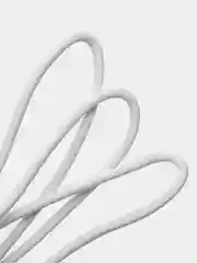 Белый usb кабель зарядный, 1.0м, DENMEN D06 2.4A, TypeC/MicroUSB/Lightning для Android и iPhone