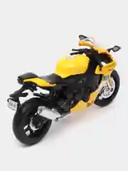 Мотоцикл металл. 1:18 Yamaha YZF-R1, желтый, свободный ход колес, 14 см, JB1251505