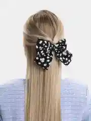Хром бант для волос, на заколке, атласный, 20 цветов