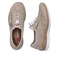 Бежевый кроссовки женские Rieker