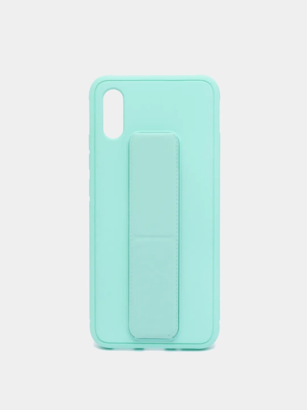 Чехол для Xiaomi Redmi 9A, Сяоми Редми 9А, силиконовый под кожу, с подставкой