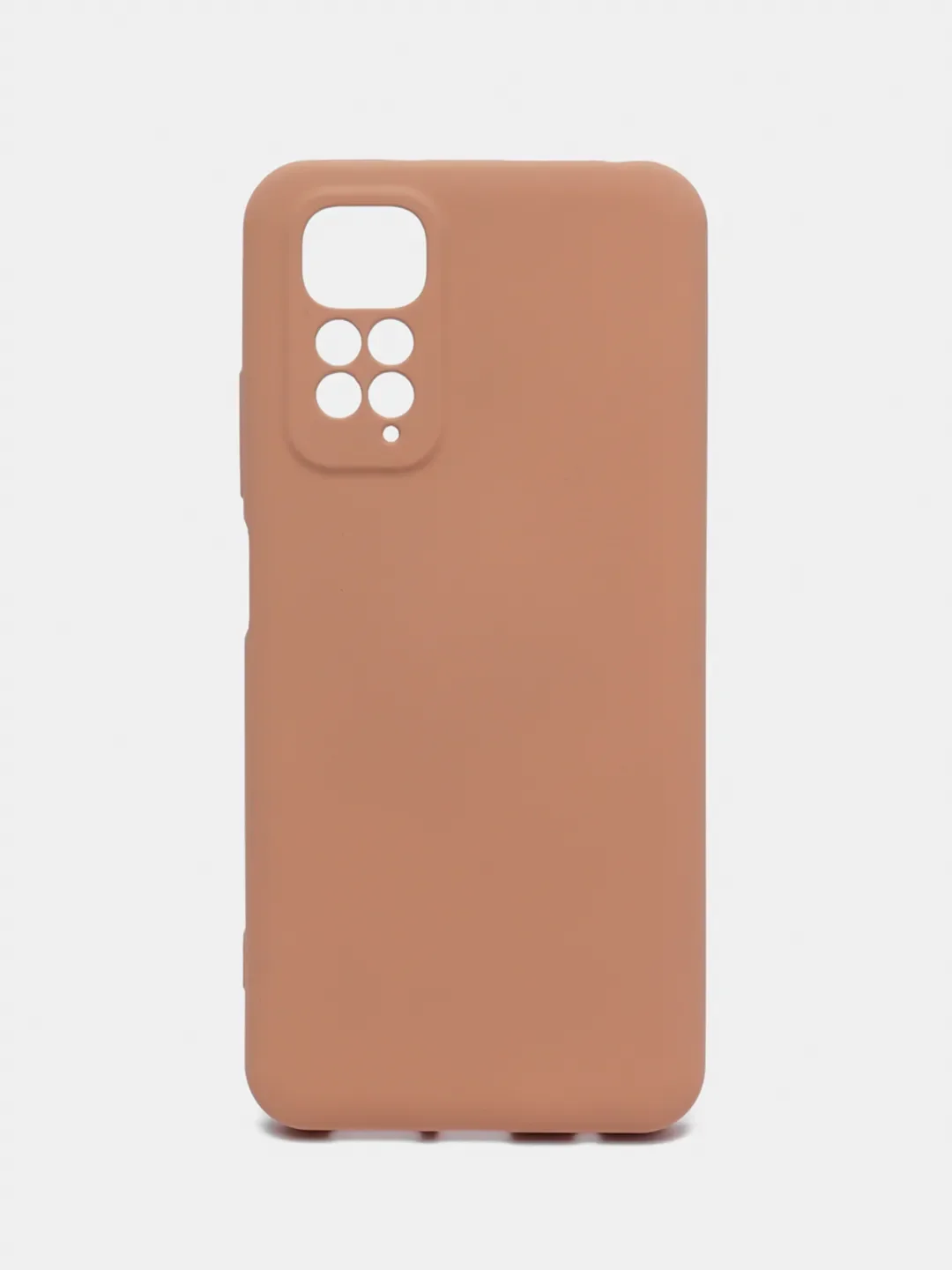 Бежевый чехол силиконовый Xiaomi Redmi Note 11 4G, Redmi Note 11S, Сяоми Редми Нот 11 4G, 11С
