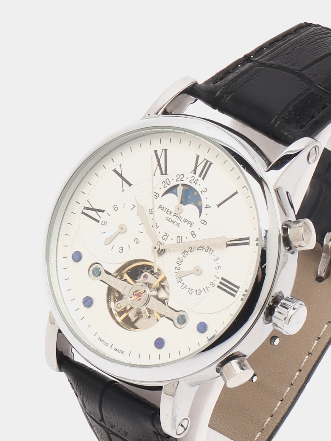 Коричневый часы механические мужские Patek Philippe